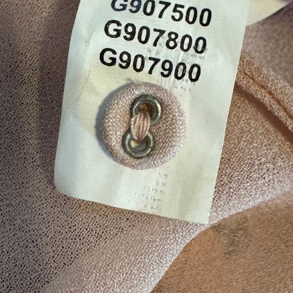 Vintage Y2K Lucky Brand Sequin Metallic Sleeveless Top Tank Blush Pink L - Picture 7 of 7